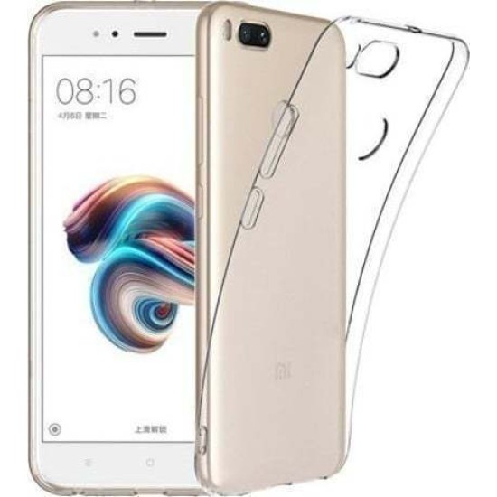 OEM Back Cover Σιλικόνης 0.3mm Διάφανο (Xiaomi Mi 5X/Mi A1)