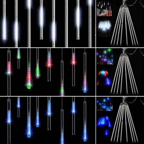 Χριστουγεννιάτικη LED Βροχή Μετεωριτών 8 τεμάχια 50cm Μπλε Χριστουγεννιάτικη LED Βροχή Μετεωριτών 8 τεμάχια 50cm Μπλε