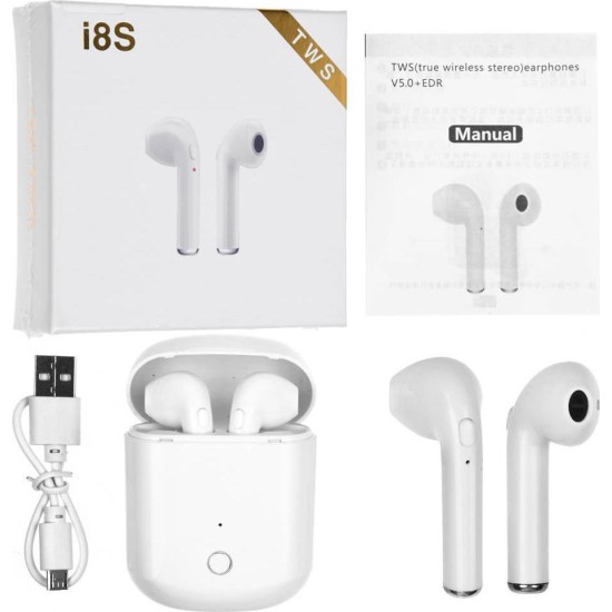 Ακουστικά Bluetooth Earbuds TWS I8S Bluetooth Ακουστικά Bluetooth Earbuds TWS I8S Bluetooth