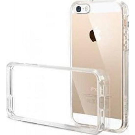 Θήκη σιλικόνης Διάφανο (iPhone 5/5s/SE)