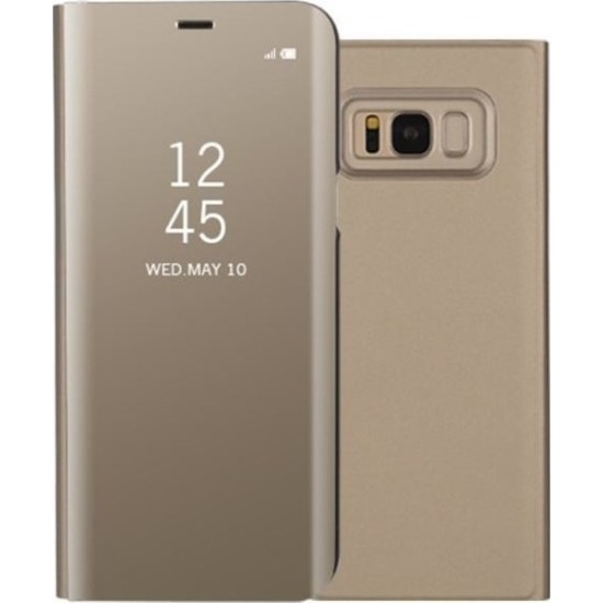 OEM Clear View Book Χρυσό  (Galaxy S8)