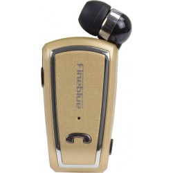 Fineblue  F-V3 bluetooth hands free ακουστικό Χρυσό