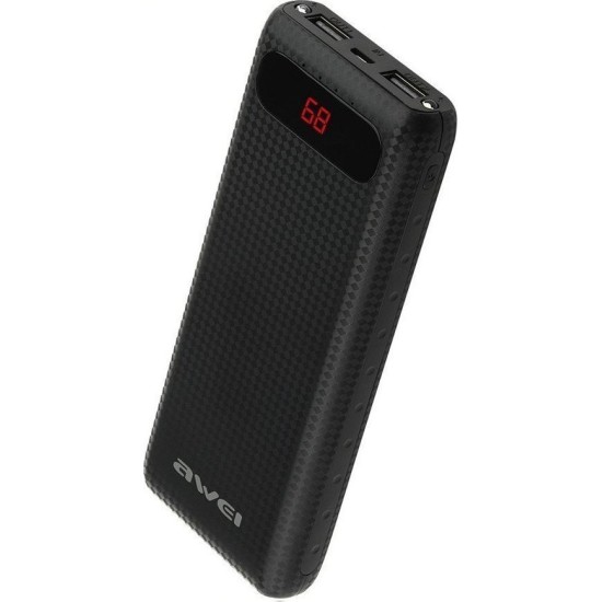Power Bank Awei P70K 20000 mAh Μαύρο