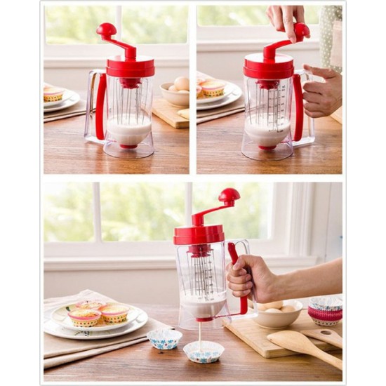 Χειροκίνητη Συσκευή Pancake Machine Ιδανική για τηγανίτες κρέπες cupcakes pancakes & muffins