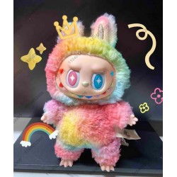 OEM Λούτρινο Labubu με πλαστικό πρόσωπο 18CM Διάφορα χρώματα 