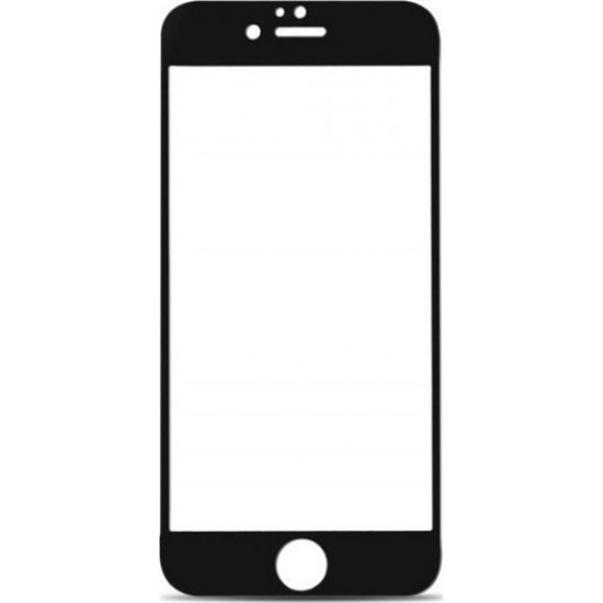 Full Face Tempered glass / Αντιχαρακτικό Γυαλί Πλήρους Οθόνης 4D Για iPhone 8 /7 Μαύρο
