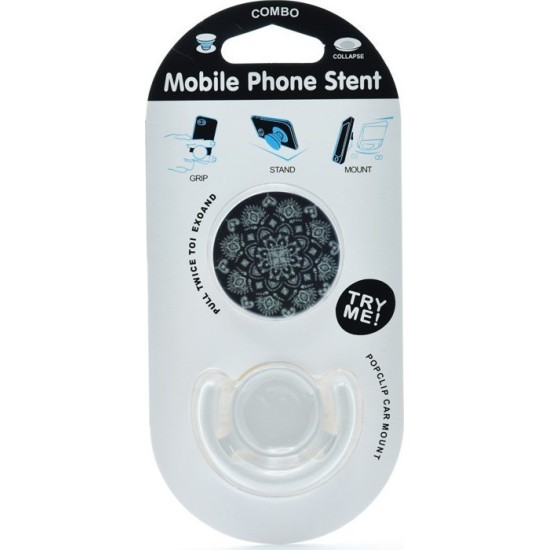 Pop Socket - Rosettes 2 Black Pop Socket - Rosettes 2 Black