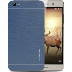 Motomo Back Cover Μεταλλικό Μπλε (Huawei P8 Lite)