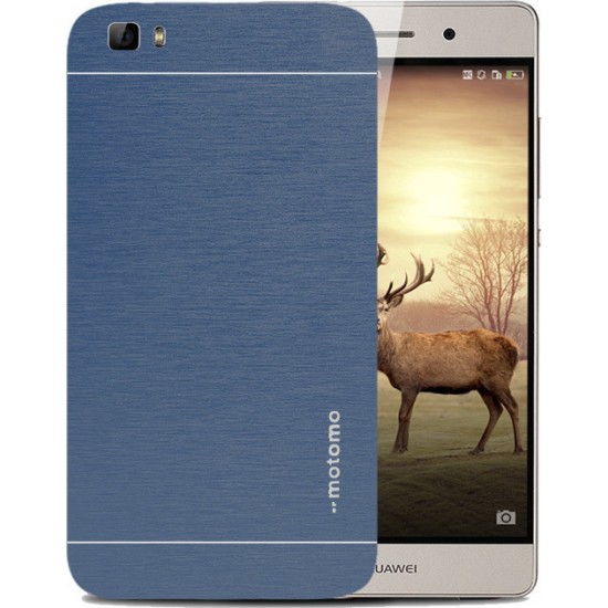 Motomo Back Cover Μεταλλικό Μπλε (Huawei P8 Lite) Motomo Back Cover Μεταλλικό Μπλε (Huawei P8 Lite)