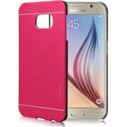 Motomo Back Cover Hard Aluminium Μετσλλική Ρόζ Galaxy S6