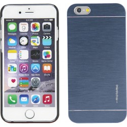 iPhone 6 Plus - θήκη Αλουμινίου Μπλε Ανθρακί Motomo