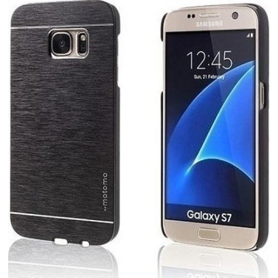 OEM Back Cover Motomo Aluminium Θήκη Μαύρη (Samsung Galaxy S7) OEM Back Cover Motomo Aluminium Θήκη Μαύρη (Samsung Galaxy S7)