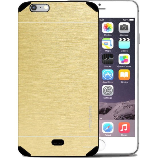 Motomo Back Cover Μεταλλικό Χρυσό (iPhone 6/6s Plus)