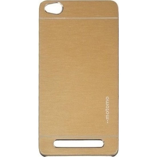 Xiaomi Redmi 4a Aluminium Back Cover Θήκη Χρυσή (motomo) Xiaomi Redmi 4a Aluminium Back Cover Θήκη Χρυσή (motomo)