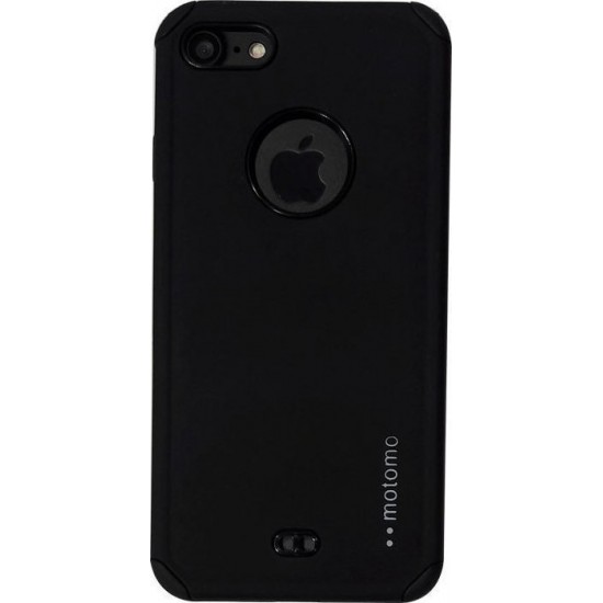 Motomo Back Cover Πλαστικό Μαύρο (iPhone 8/7)