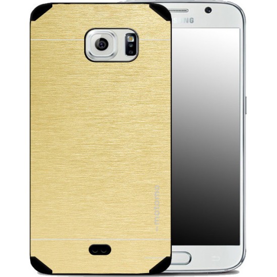 Samsung Galaxy S6 θήκη Αλουμινίου Χρυσή Motomo Samsung Galaxy S6 θήκη Αλουμινίου Χρυσή Motomo