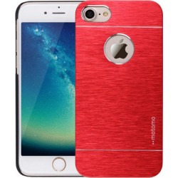 Motomo Back Cover Μεταλλικό Κόκκινο (iPhone 8/7)
