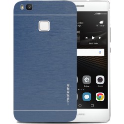 Huawei P9 Lite - Θήκη Αλουμινίου Μπλε Ανθρακί Motomo
