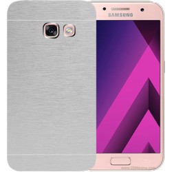 Samsung Galaxy A3 2017 - θήκη Αλουμινίου Ασημί Motomo