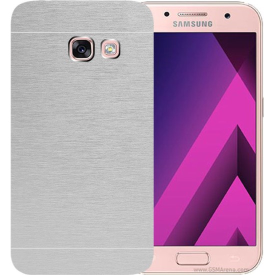 Samsung Galaxy A3 2017 - θήκη Αλουμινίου Ασημί Motomo Samsung Galaxy A3 2017 - θήκη Αλουμινίου Ασημί Motomo