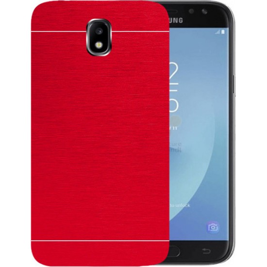 Samsung Galaxy J5 2017 - θήκη Αλουμινίου Κόκκινη Motomo