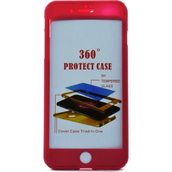 OEM Body 360 Ροζ + Tempered Glass (iPhone X/Xs)
