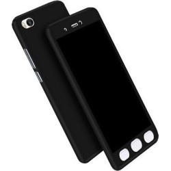 OEM 360 Full Body Μαύρο + Tempered Glass (Xiaomi Redmi 4a)