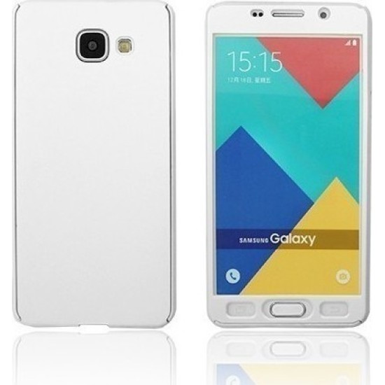 OEM 360 Full Body & Tempered Glass Λευκό (Galaxy A3 2017)
