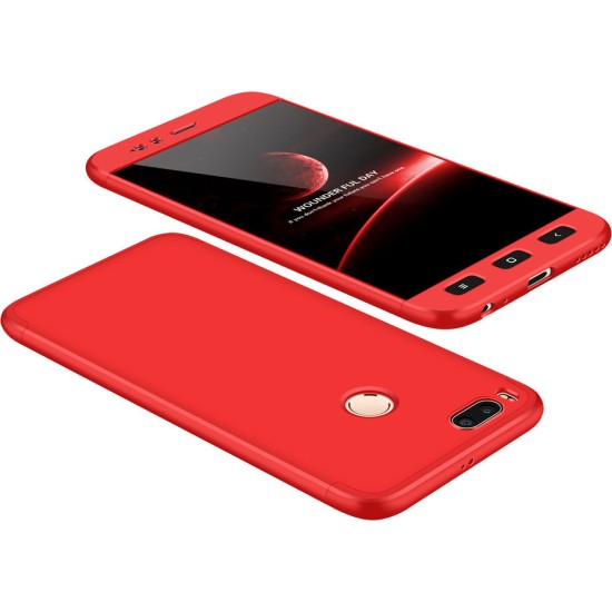OEM 360 Full Cover Κόκκινο (Xiaomi Mi 5X/Mi A1)