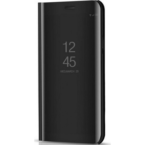 OEM Clear View Book Διαφανές Μαύρο (Xiaomi Redmi 6)