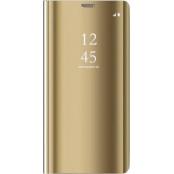 OEM Clear View Book Xρυσό (Galaxy J6+ 2018)
