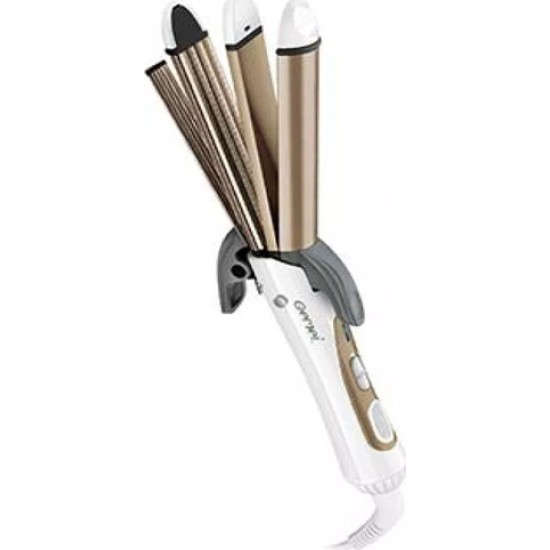Gemei GM-2962 Ισιωτική Μαλλιών Μασιά και τοστιέρα μαλλιών με Κεραμικές Πλάκες 4 σε 1