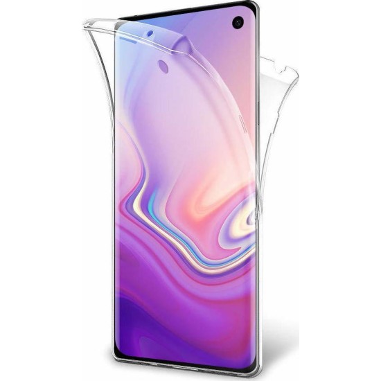 Θήκη Σιλικόνης 360° Front & Back για Samsung Galaxy S10e - Διάφανη
