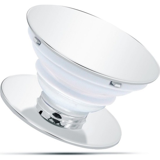 Pop mobile stand & holder με βάση αυτοκινήτου SILVER Metallic