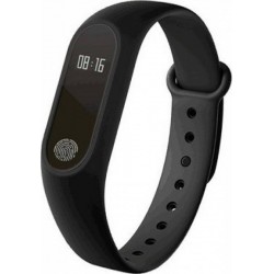 SMART BAND ΡΟΛΟΙ ΜΕ BLUETOOTH M2 SMARTWATCH Μαύρο