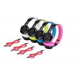 Wireless Bluetooth Headset Subwoofer Stereo AB-005 Black
