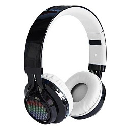 Wireless Bluetooth Headset Subwoofer Stereo AB-005 White