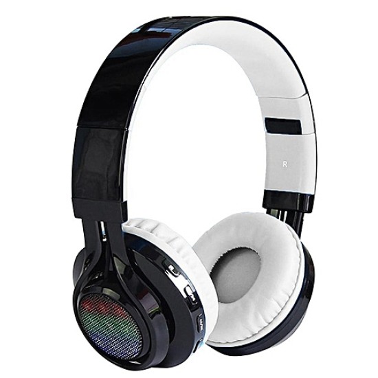 Wireless Bluetooth Headset Subwoofer Stereo AB-005 White Wireless Bluetooth Headset Subwoofer Stereo AB-005 White