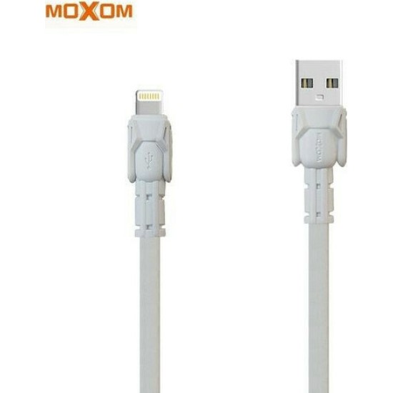 Moxom MX-CB30 USB to Lightning Cable Λευκό 1m