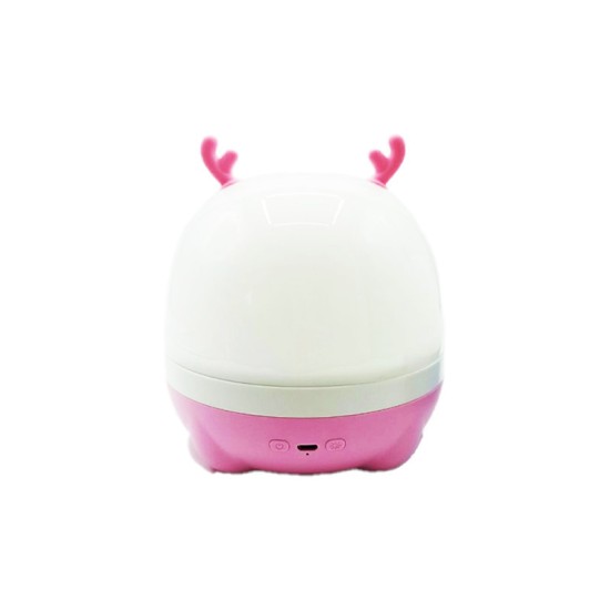 Παιδικό Φωτιστικό Projector Cute Deer (Ροζ)
