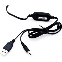 Ηχεία Υπολογιστή με Ισχύ 3W Andowl Q-T125 (Μαύρο)