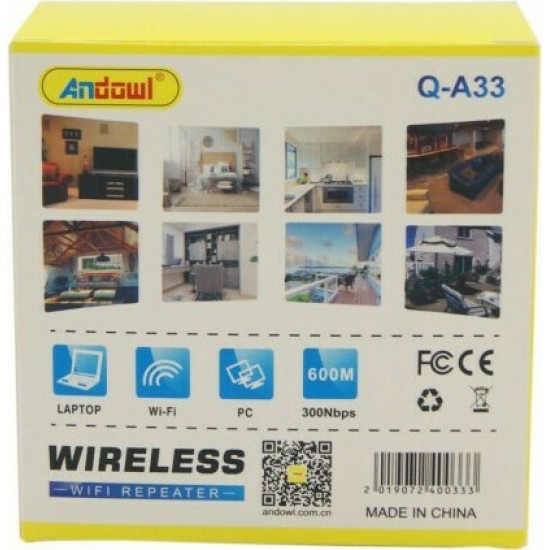 Ενισχυτής Σήματος WIFI Repeater Andowl Q-A33