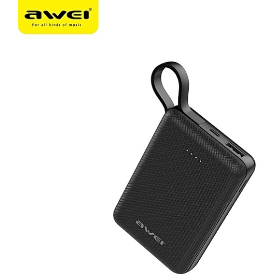 Power Bank Awei P45K 10000mAh (Μαύρο)