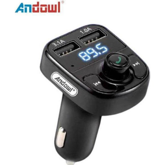 Andowl FM Transmitter Q-T106 με Bluetooth / USB Andowl FM Transmitter Q-T106 με Bluetooth / USB