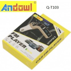 Andowl FM Transmitter Q-T103 με AUX / Bluetooth / USB