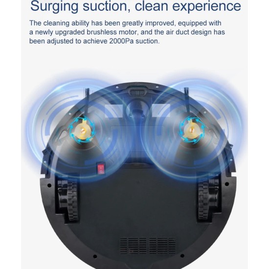 Σκούπα Ρομπότ Andowl Q-SD832 (Mπλε)