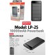 Power Bank 10000mAh Quick Charge Ipipoo LP-25 – Μαύρο Power Bank 10000mAh Quick Charge Ipipoo LP-25 – Μαύρο