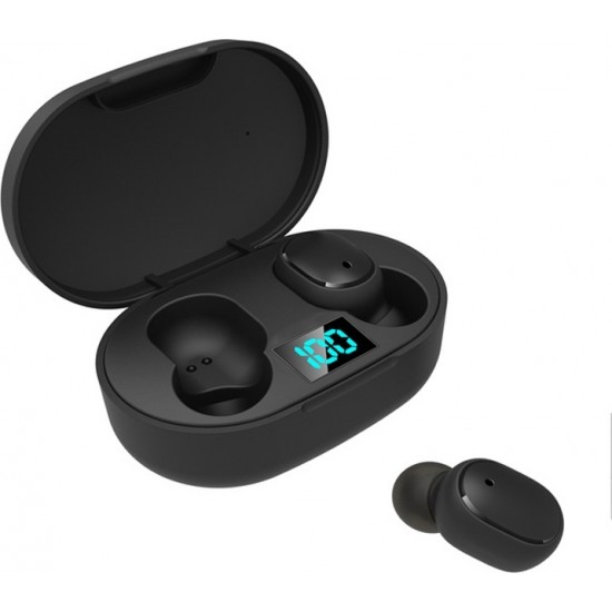E6S In-ear Bluetooth Handsfree Μαύρο