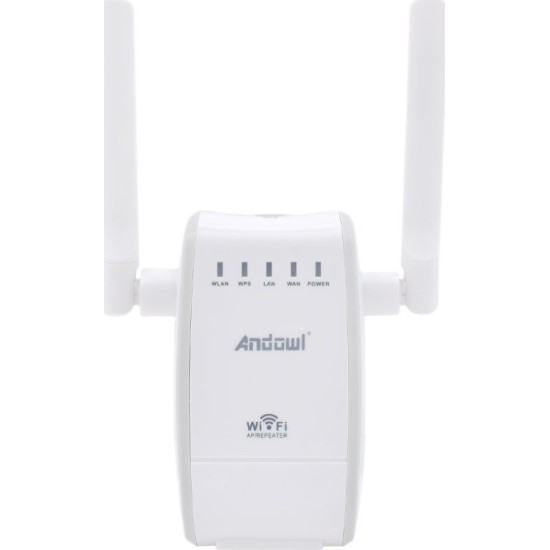 Ασύρματο WiFi N Router/Repeater 300Mbps Andowl Q-A225 – Λευκό