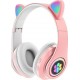 Ασύρματα Over Ear Παιδικά Ακουστικά Cat P33M Ροζ